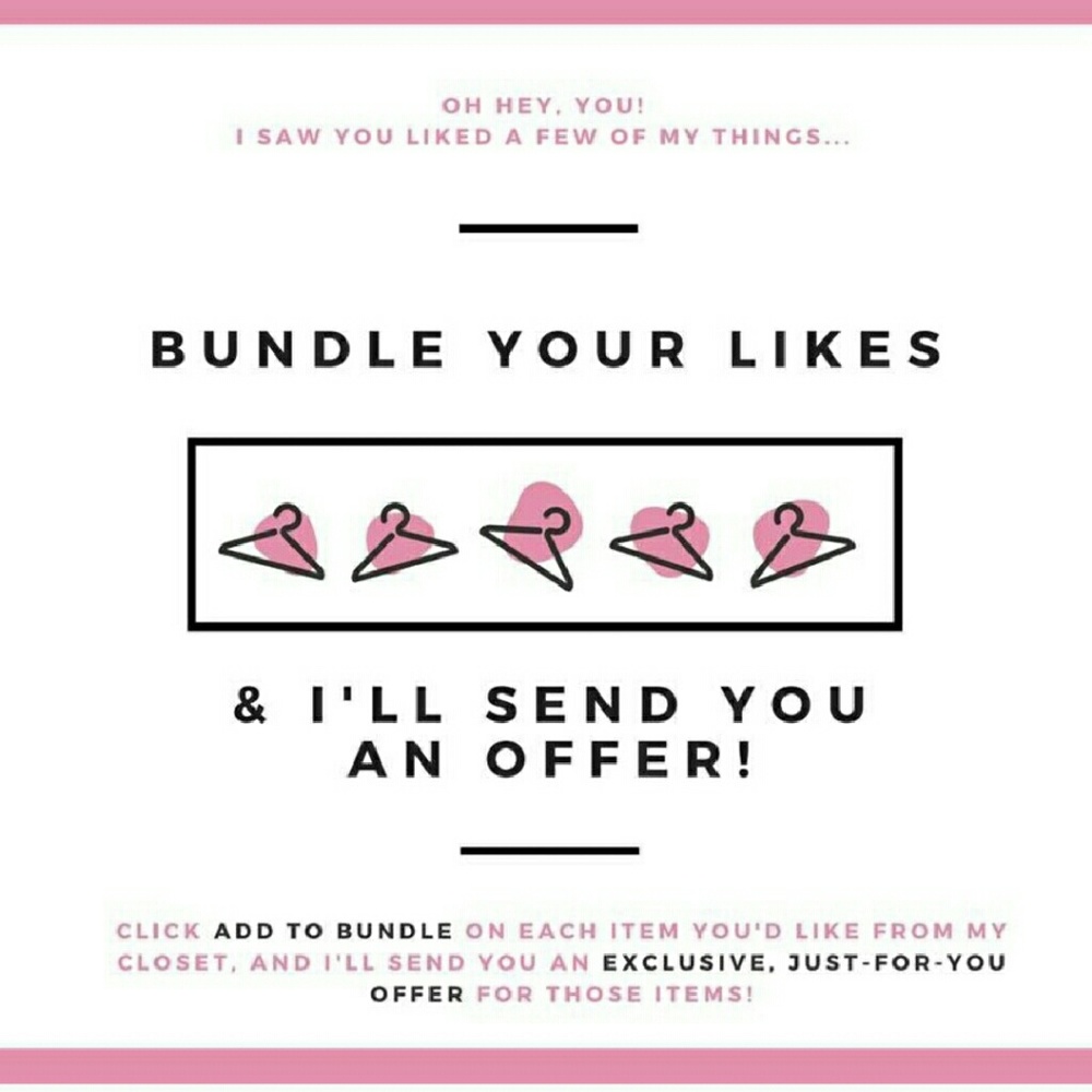 See some things you like?? BUNDLE them for a deal!